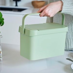Seau à compost et déchets alimentaires 5 L – vert