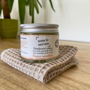 Déodorant crème « PEAUX SENSIBLES » BIO
