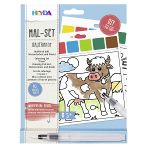 Set de coloriage « ferme » peinture à l&rsquo;eau