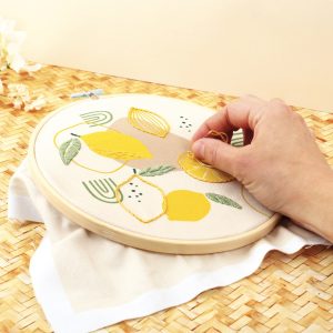 Kit broderie : Citron