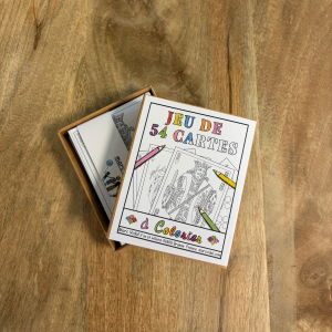 Jeu – 54 cartes à colorier