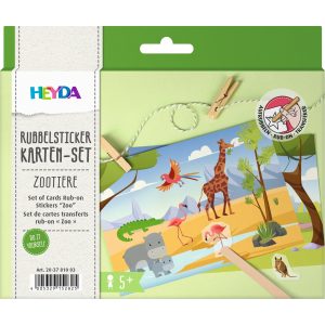 Kit de Cartes Transferts – Animaux du Zoo