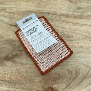Torchon en fil de cuivre et microfibre
