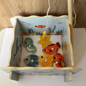 Jeu de pêche en bois