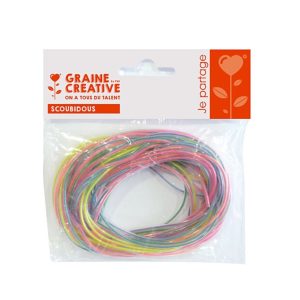 12 Fils scoubidous – effet perle