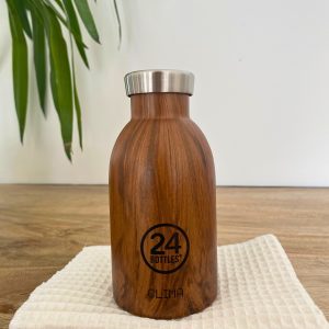 Gourde CLIMA isotherme 330ml – Sequoia wood | 24 Bottles