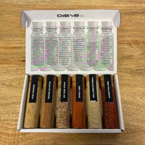 Coffret en bois : Set d&rsquo;épices pour barbecue