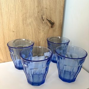 Lot de 4 verres Picardie bleu ciel – Duralex