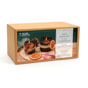 Coffret bougies cannelle