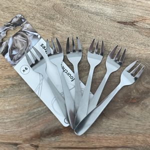 Lot de 6 Fourchettes à Huîtres