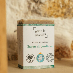 Savon du jardinier exfoliant à la poudre d&rsquo;orties
