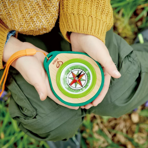 Boussole avec mousqueton pour enfants