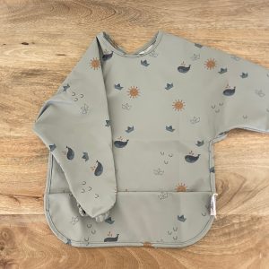 Bavoir à manche longue – Origami