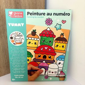 Peinture au numéro enfant “Yummy Gâteaux”