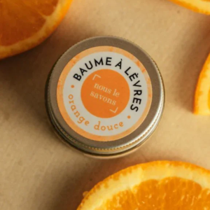 Baume à lèvres orange douce  15g
