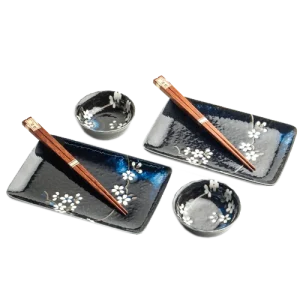 Ensemble à sushi sakura clair de nuit