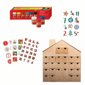 Calendrier de l&rsquo;avent : Ma maison de Noël en papier mâché