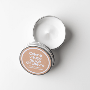Crème visage au lait de chèvre – Format au choix