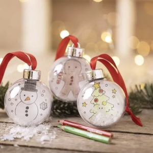 Kit DIY dessin – Boules de Noël