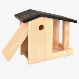 Nichoir et mangeoire 2 en 1