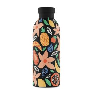 Gourde CLIMA isotherme 500ml – Tropical noir | 24 Bottles