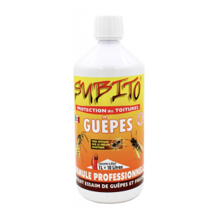 Insecticide guêpes & frelons 1L – Protection toitures Subito (jusqu’à 300 m²)