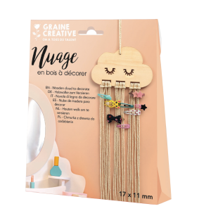 Suspension nuage à décorer