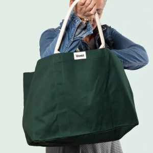 Grand sac cabas vert Kombu  – VENGA