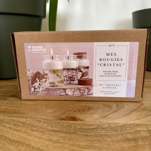 KIT DIY – Coffret  » mes bougies cristal »