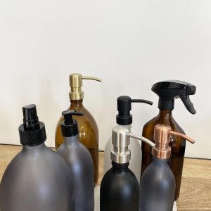 Embouts pour flacon en verre – Modèle et coloris au choix