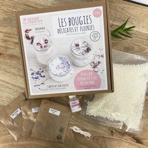 DIY – Coffret les bougies délicates et fleuries