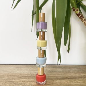 Set de 4 vernis biosourcés PASTEL