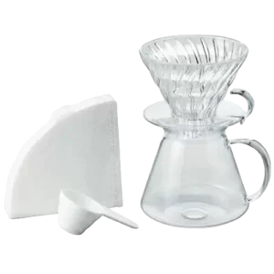 Kit complet en verre Hario V60