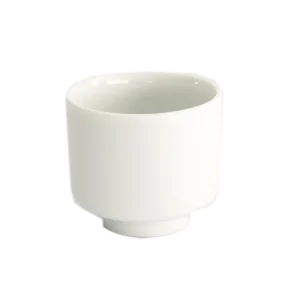 Coupe à saké en porcelaine blanche 90 ml