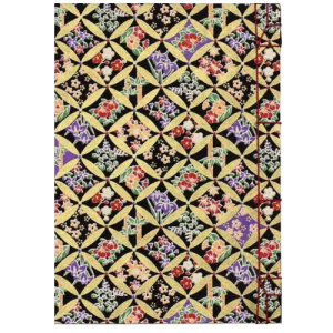 Petit bloc note noir cloisonné