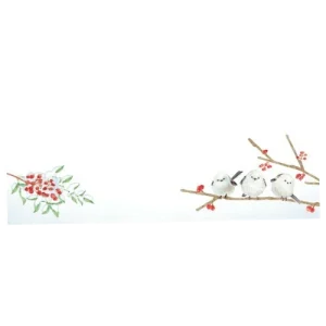 Enveloppe shima enaga et lapin en hiver