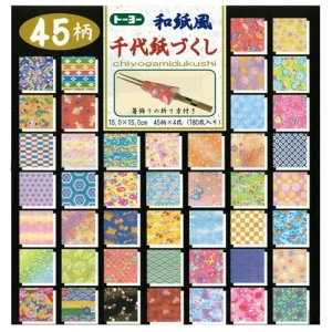 Papier origami style chiyogami 15 cm 180 feuilles