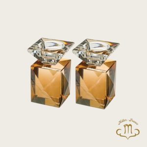 Bougeoirs élégants en cristal 9 cm