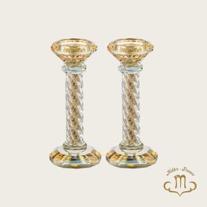 Bougeoirs en cristal