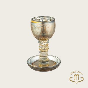 Verre de kiddouch en cristal