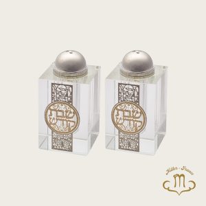 Salière en cristal 8 x 4 cm