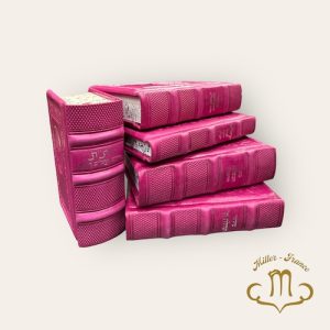 Coffret Habad cuir fuschia