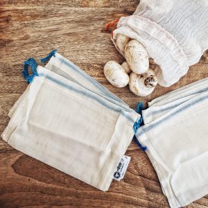 8 petits sacs à vrac en tissu – Taille XS