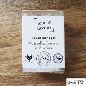 Savon ménager solide multiusage