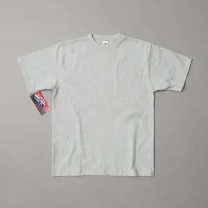 T-SHIRT EPAIS - GRIS CHINÉ - MAX WEIGHT 8 OZ - CAMBER USA