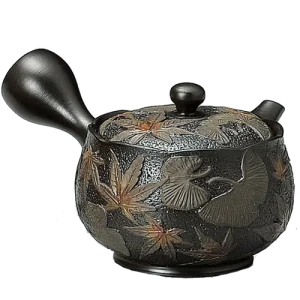 Théière Tokoname feuilles d&rsquo;automne