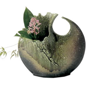 Vase Shigaraki Vidro