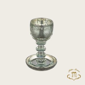 Verre de kiddouch en cristal
