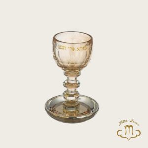 Verre de kiddouch en cristal