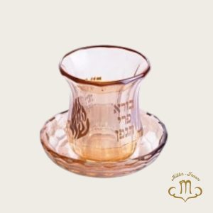 Verre de Kiddouch en cristal sans pied 9 cm